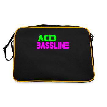 Ligne de basse acide - Sac Retro - noir/or - Dos