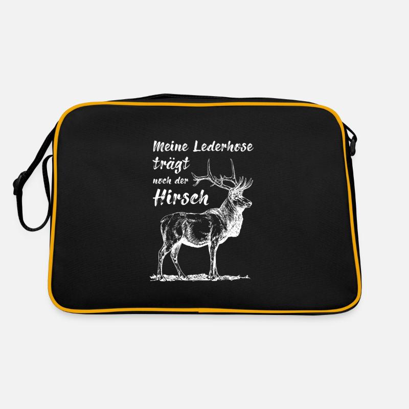 Lederhose Retro Tasche