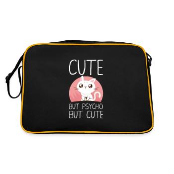 Mignon mais psychopathe mais mignon - Sac Retro - noir/or - Dos
