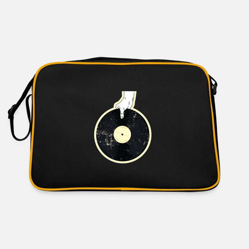 Vinyl Schallplatte Retro Tasche