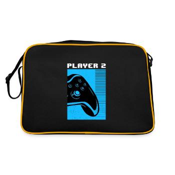 Gamer Player 2 - Retro Bag - black/gold - Back