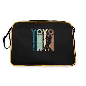 YOYO retro vintage gift - Retro Bag - black/gold - Back