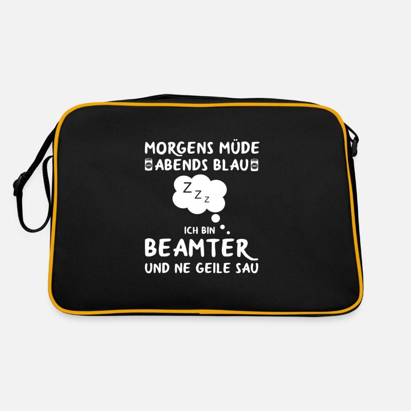 Beamter Verbeamtet Beamten Beamte Sprüche Retro Tasche