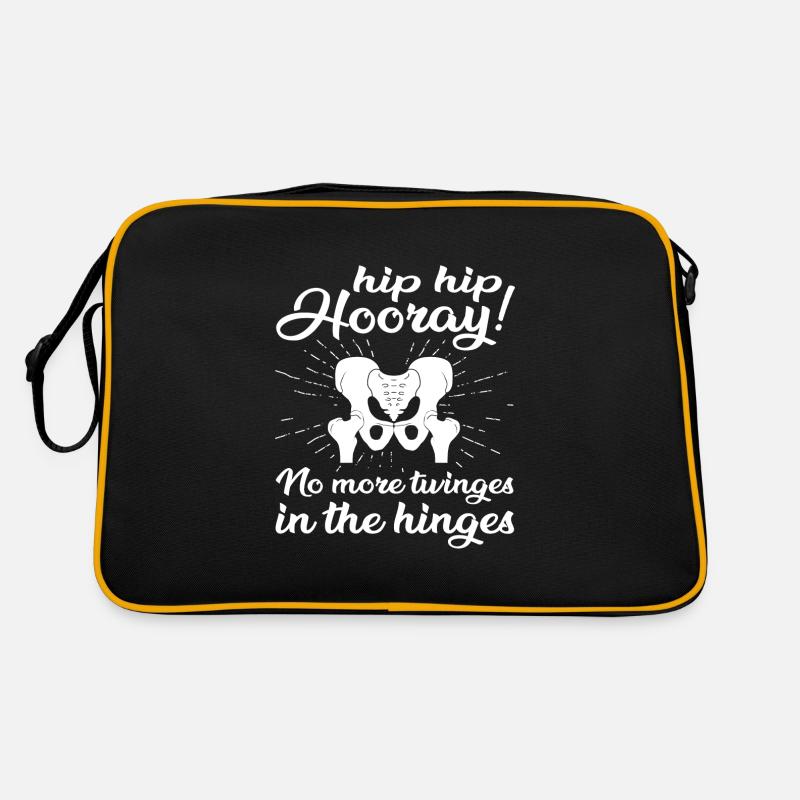 Funny Hip Hip Hooray Get Well Hip Replacement Retro Tasche