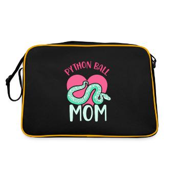 Python ball mom - Retro Tasche - Schwarz/Gold - Hinten