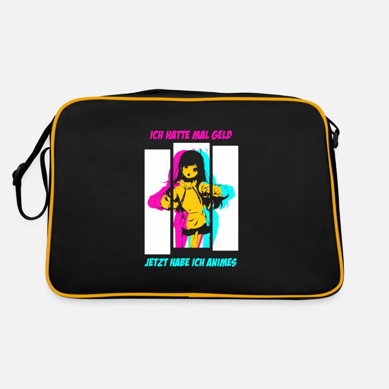 Ich hatte mal Geld Jetzt habe ich Animes Retro Tasche
