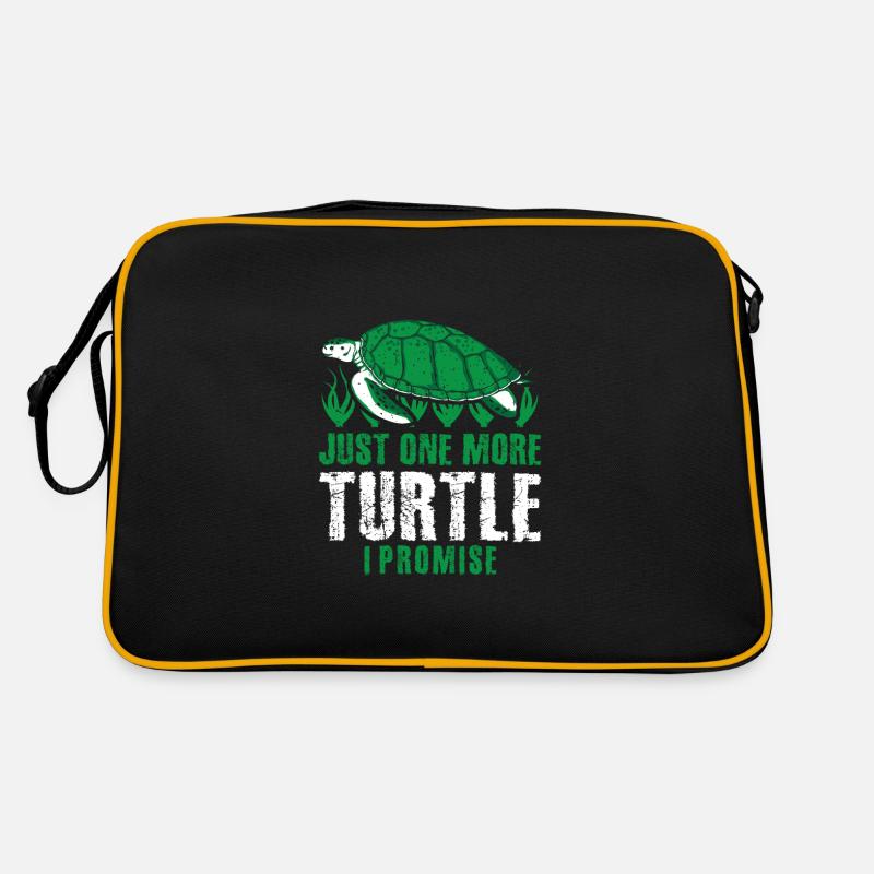 Just one more Turtle I promise Retro Tasche