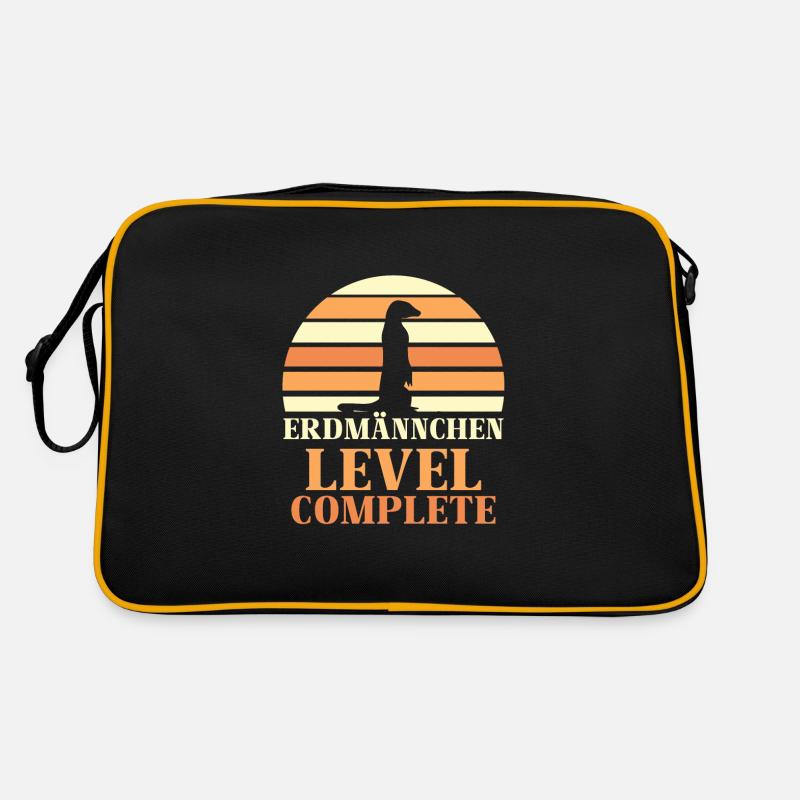 Erdmännchen Level Complete Retro Tasche