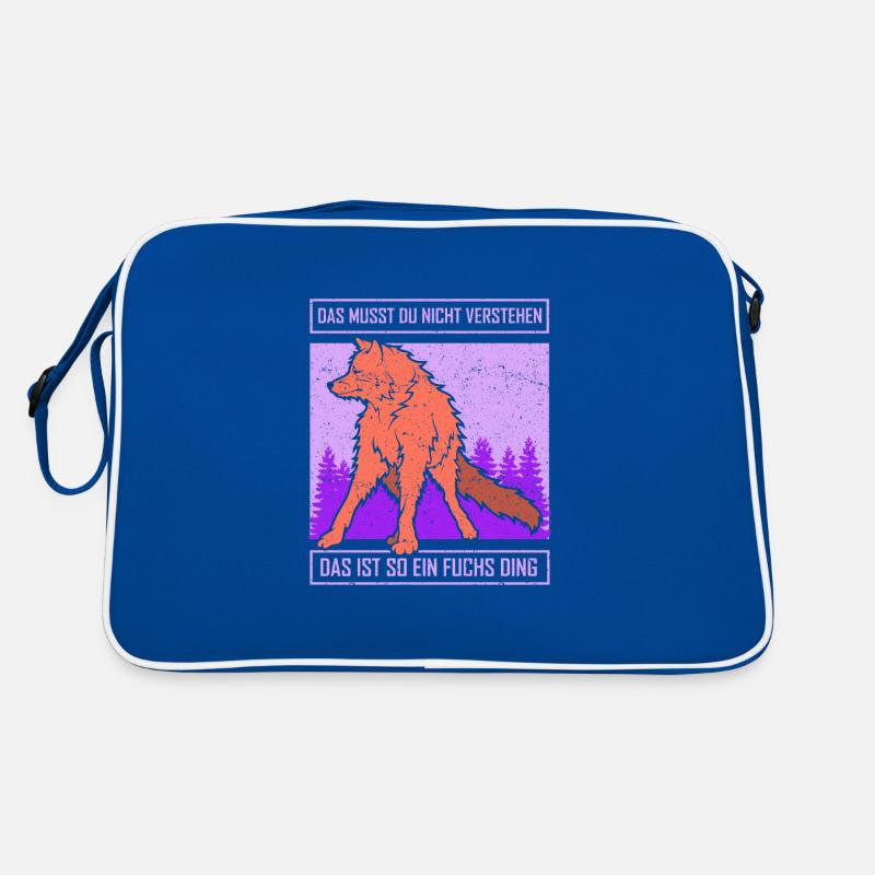 das ist so ein fuchs ding Retro Tasche