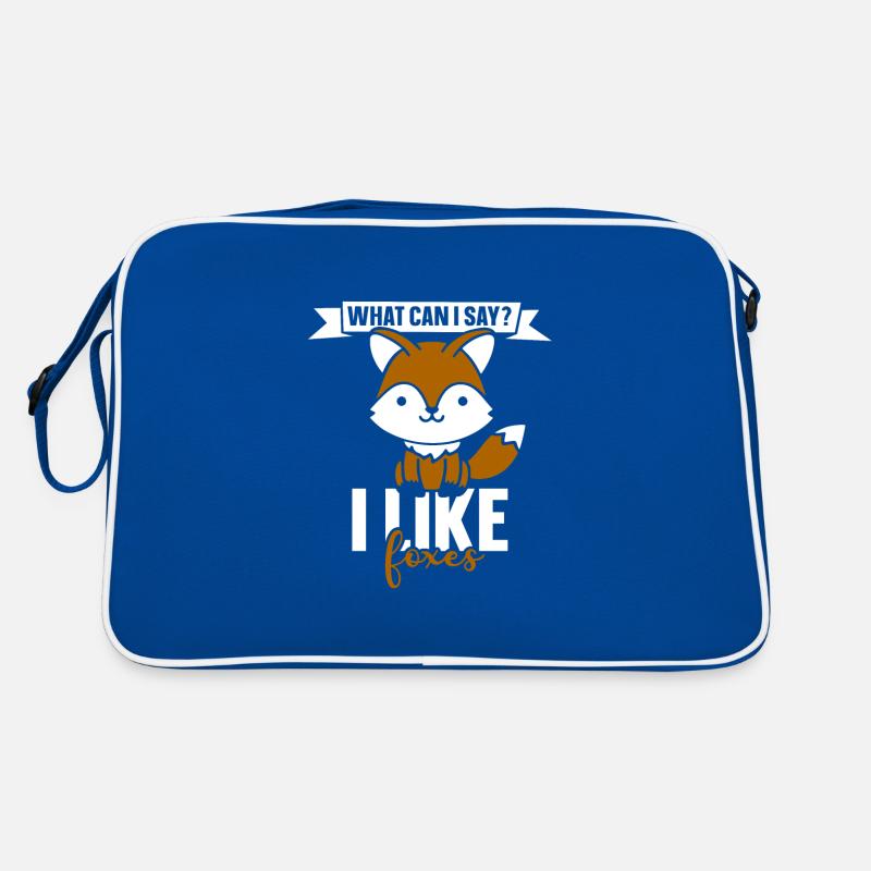 What can i say? I like foxes Retro Tasche