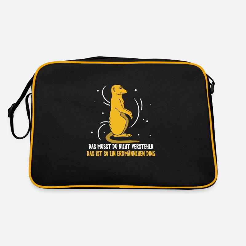 das ist so ein Erdmännchen Ding Retro Tasche