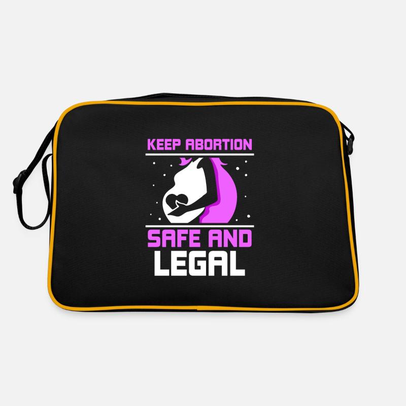 keep abortion safe and legal Retro Tasche