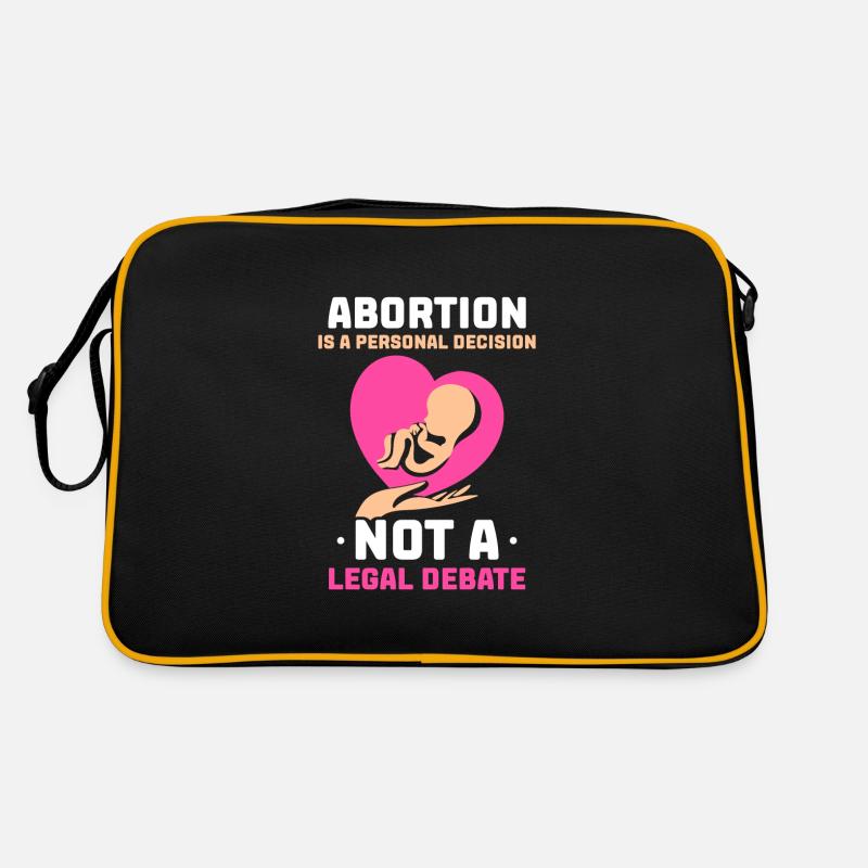 Abortion is a personal decision Retro Tasche