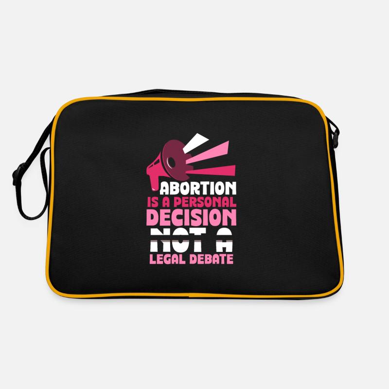 Abortion is a personal decision Retro Tasche