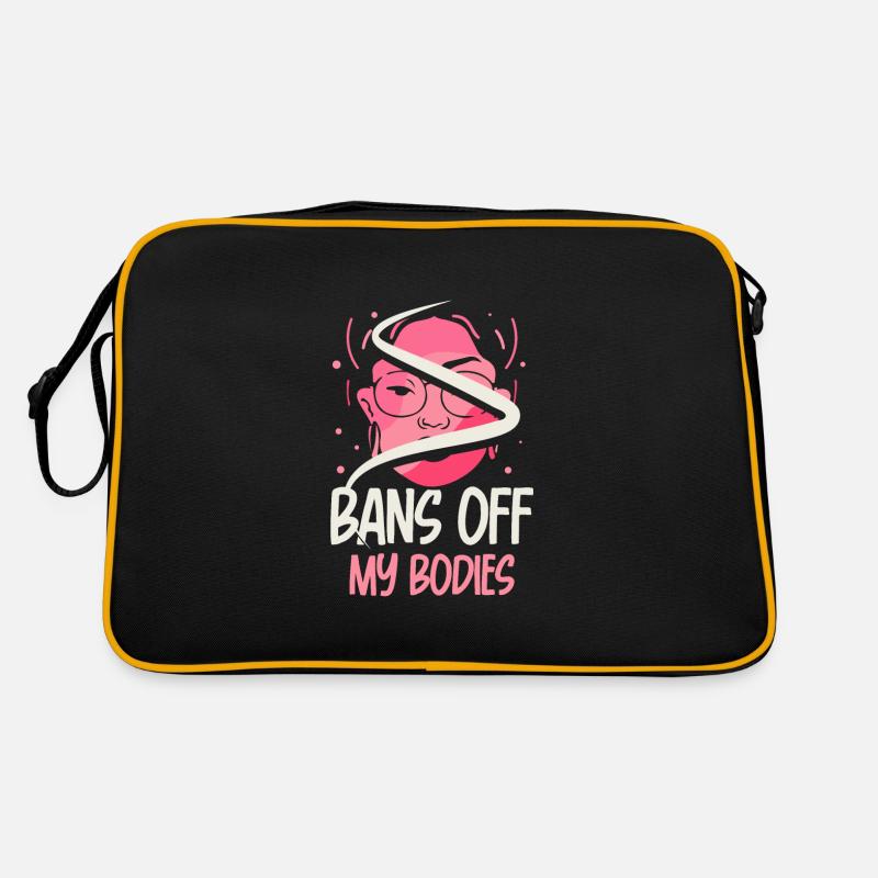 Bans off my bodies Retro Tasche