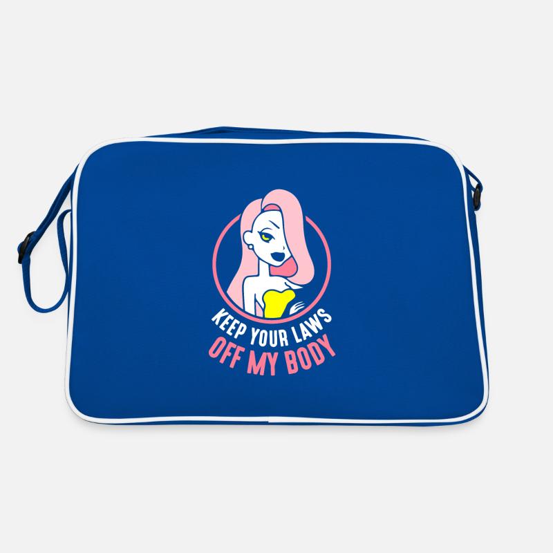 Keep your laws off my body Retro Tasche