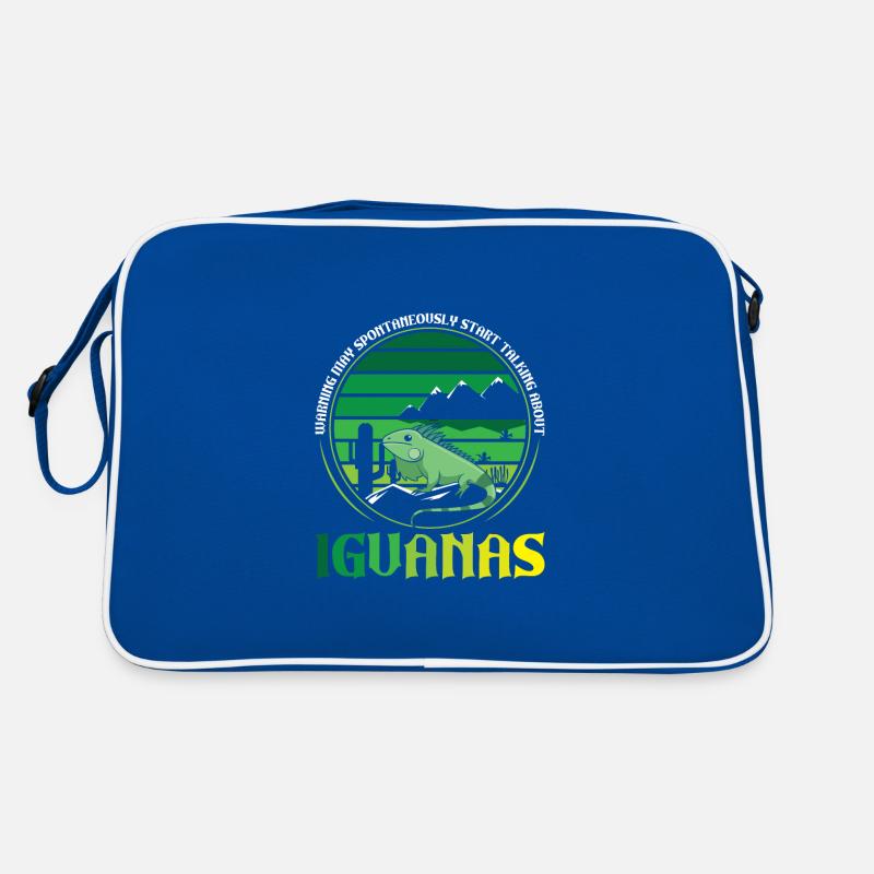 spontaneously start talking about Iguanas Retro Tasche