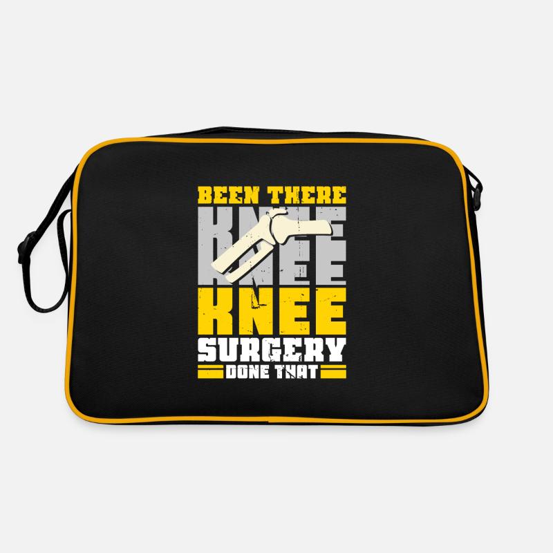 Been there Knee Surgery done that Retro Tasche