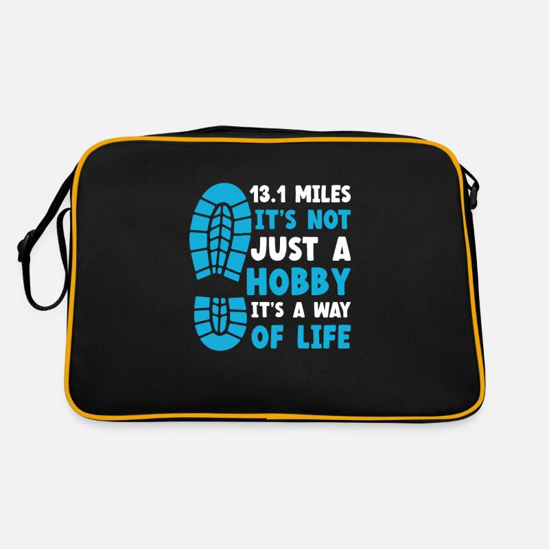 13.1 miles It's not just a hobby Half Marathon Retro Tasche