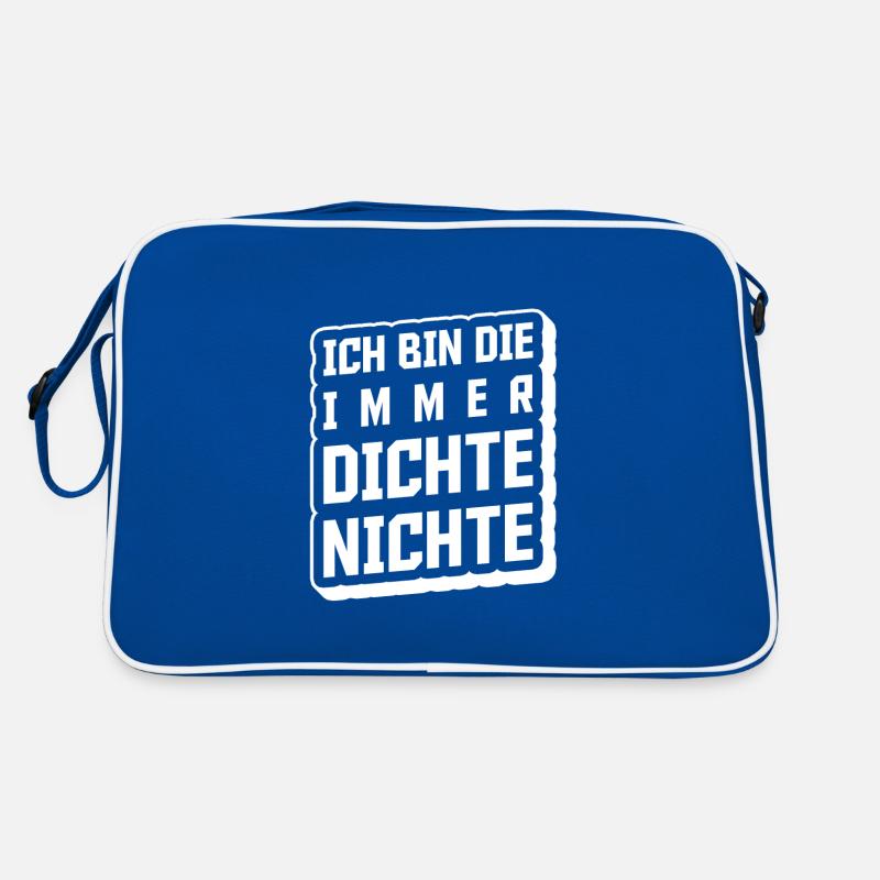 Ich bin die immer dichte Nichte Retro Tasche
