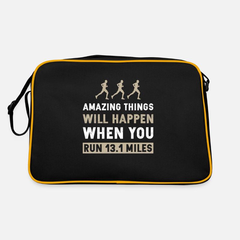 Will happen when you run 13.1 miles Half Marathon Retro Tasche