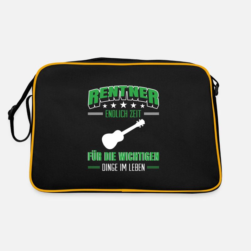 Rentner Rente Rentenbeginn Ukulele Retro Tasche