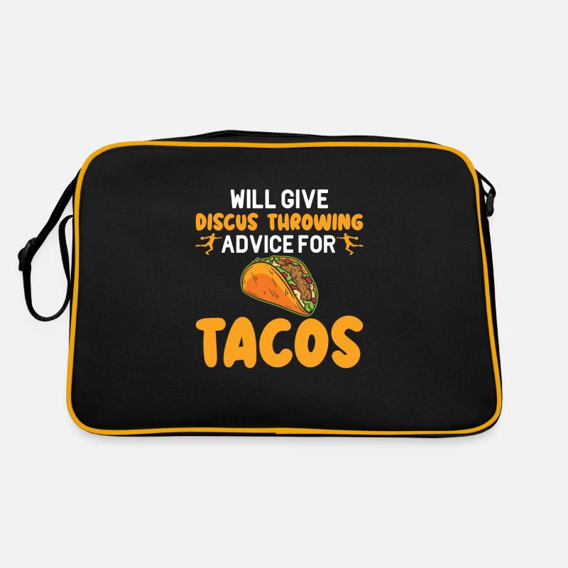 Will Give Diskus werfenAdvice for TacosDiskus werf Retro Tasche
