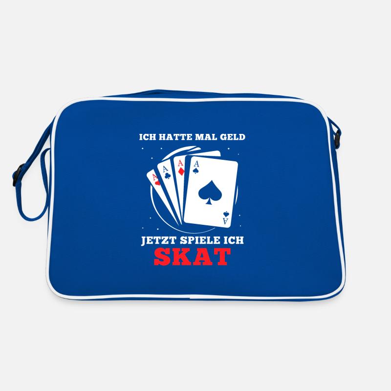 Ich hatte mal Geld Skat Retro Tasche