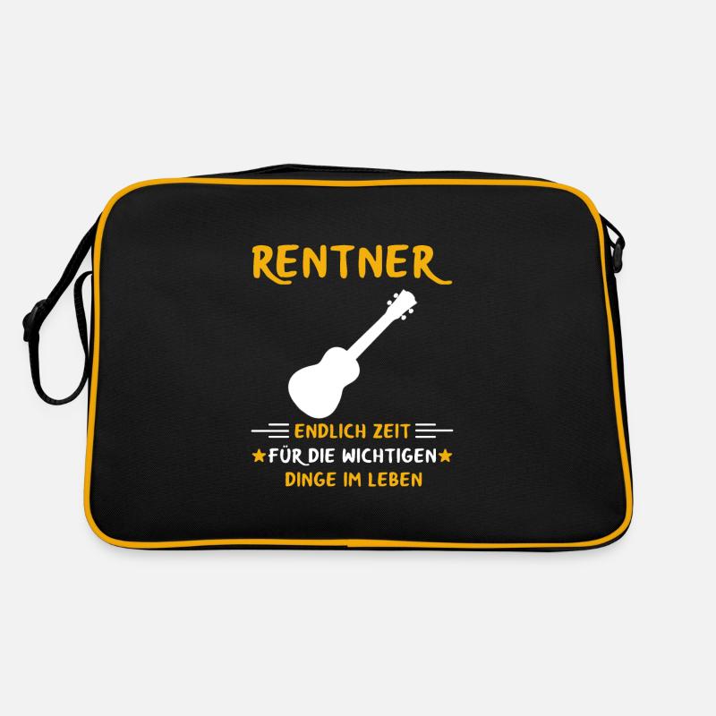 Rentner Rente Rentenbeginn Ukulele Retro Tasche