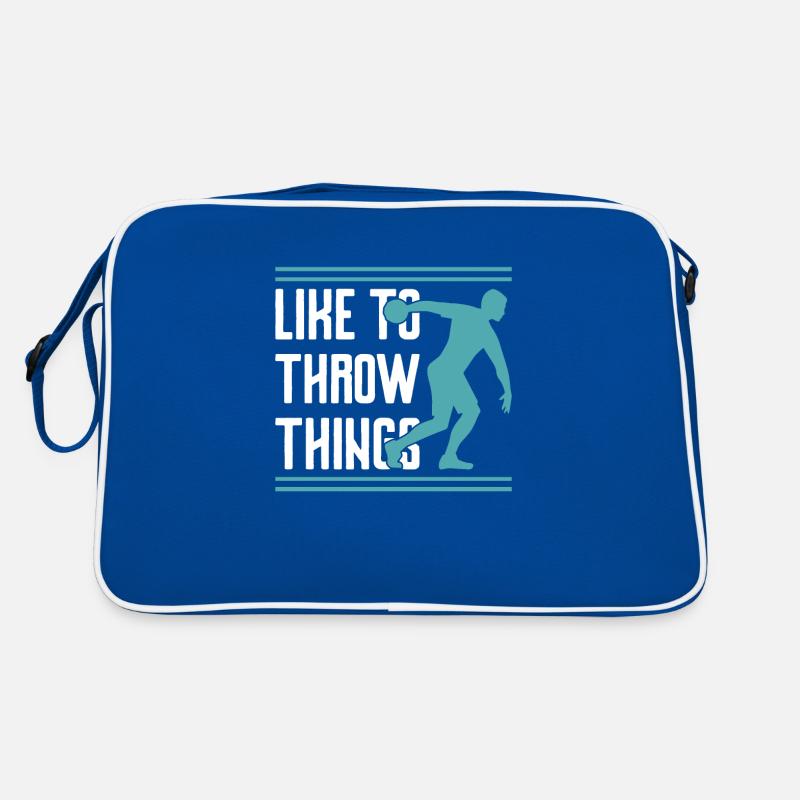 Like To Throw ThingsDiskus werfen Retro Tasche