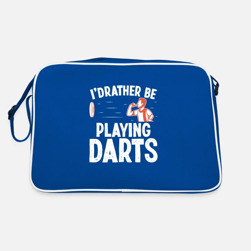 I'd rather be playing darts Retro Tasche