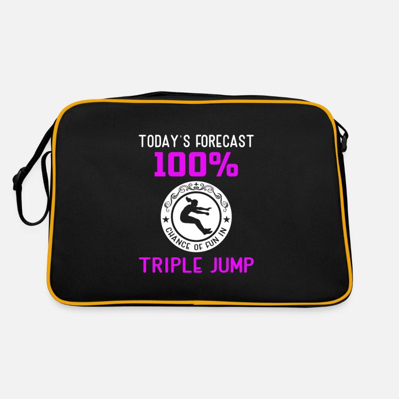 spontaneously start talking about Tripple Jump Retro Tasche