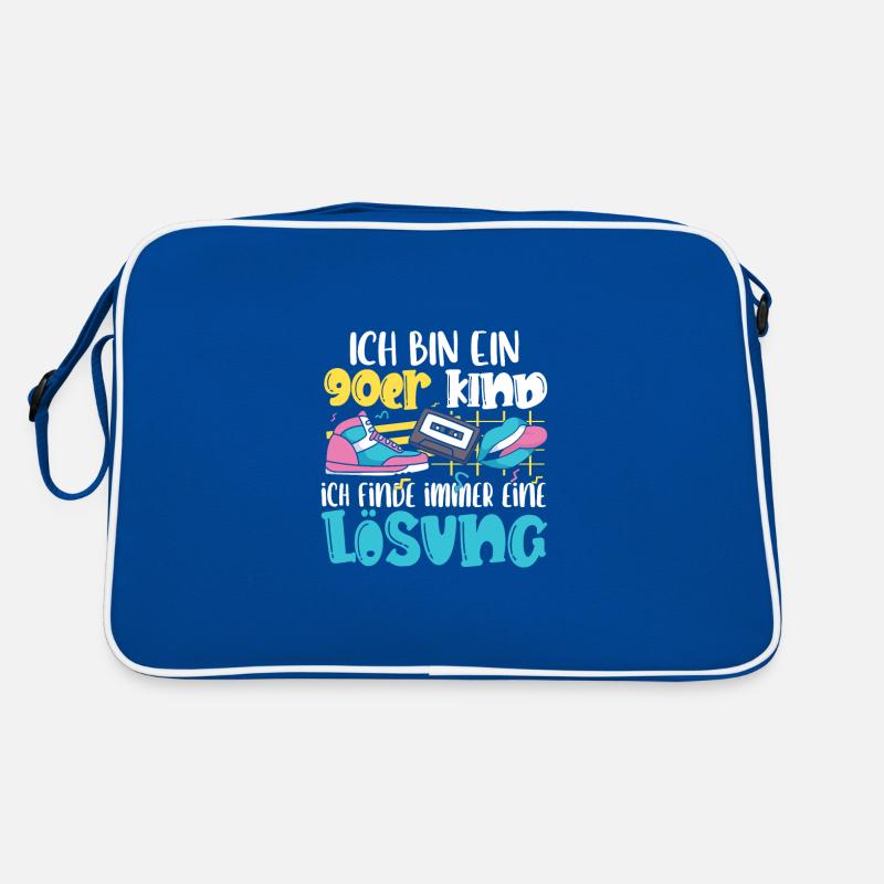 Ich bin ein 90er Kind Retro Tasche