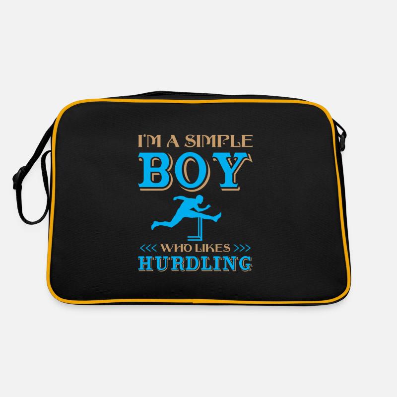 I'm a simple boy who likes hurdling Retro Tasche