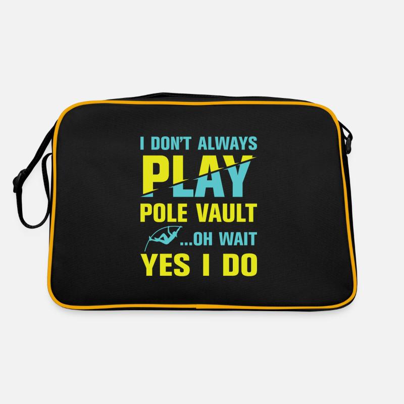 I don’t always play Pole Vault Retro Tasche