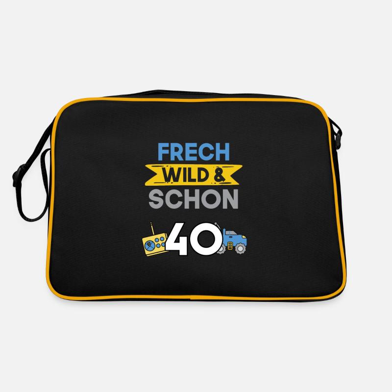 Geschenk 40 Jahre Geburtstag Spielzeug Auto Retro Tasche