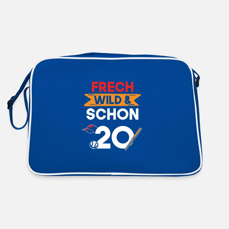 Geschenk 20 Jahre Geburtstag Fußball Retro Tasche