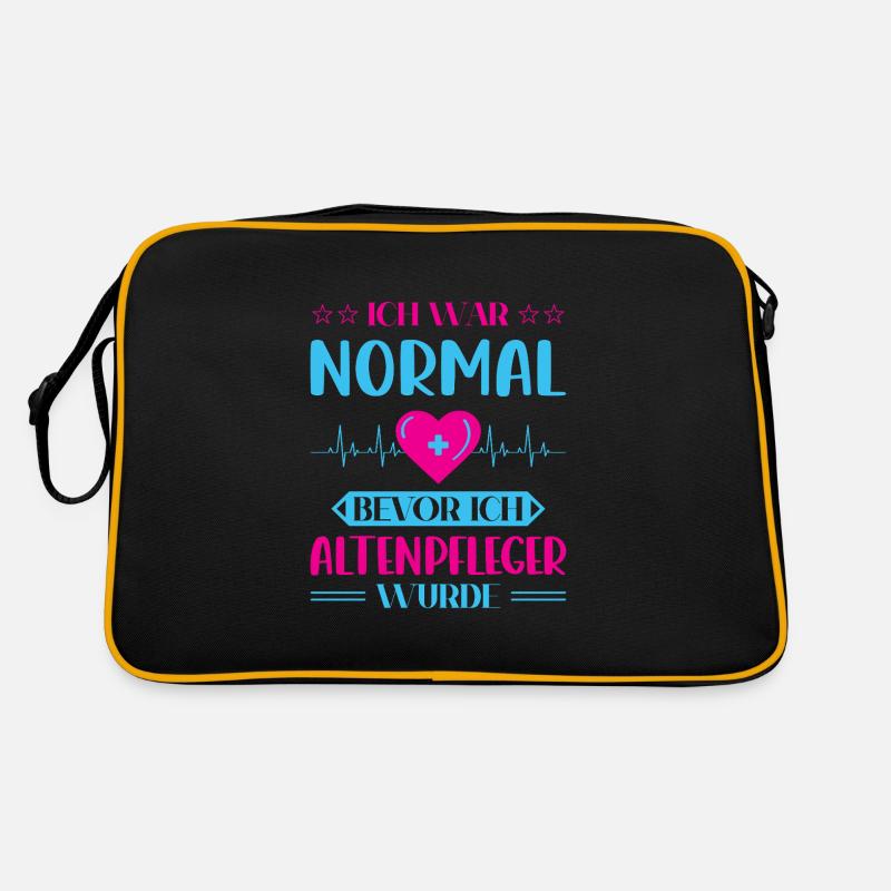 Altenpflege Pfleger Pflegepersonal Pflegekraft Retro Tasche