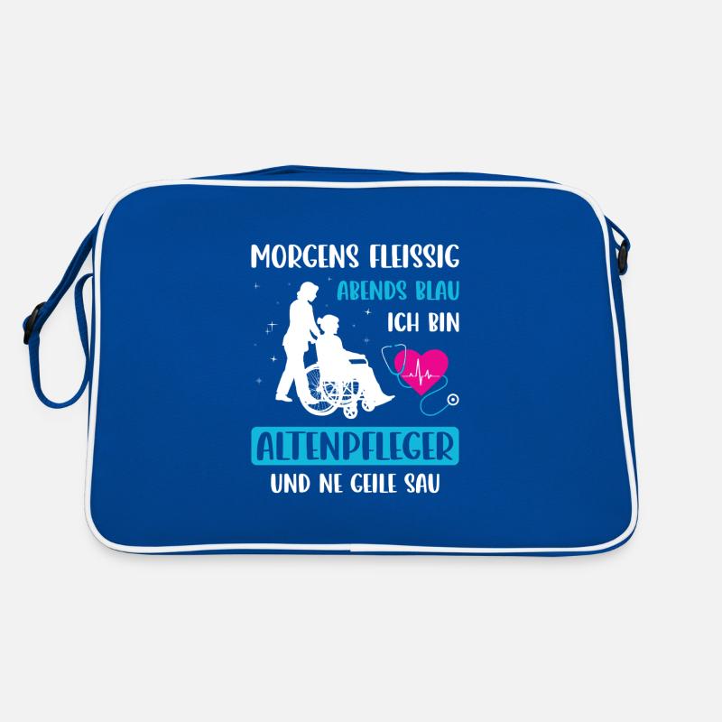 Altenpflege Pfleger Pflegepersonal Pflegekraft Retro Tasche
