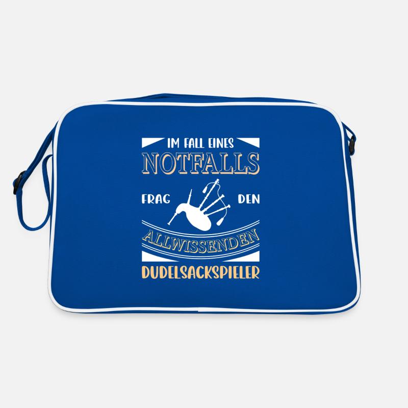 Dudelsackspieler Dudelsack Männer Geschenk Retro Tasche