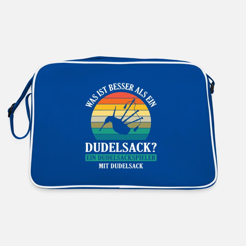 Dudelsackspieler Dudelsack Männer Geschenk Retro Tasche