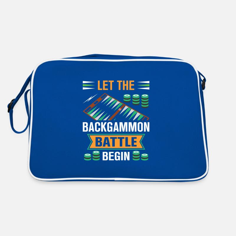 Backgammon Spiel Retro Tasche