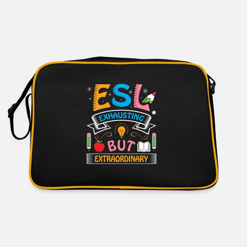 ESL-Lehrer ESL Unterricht Retro Tasche