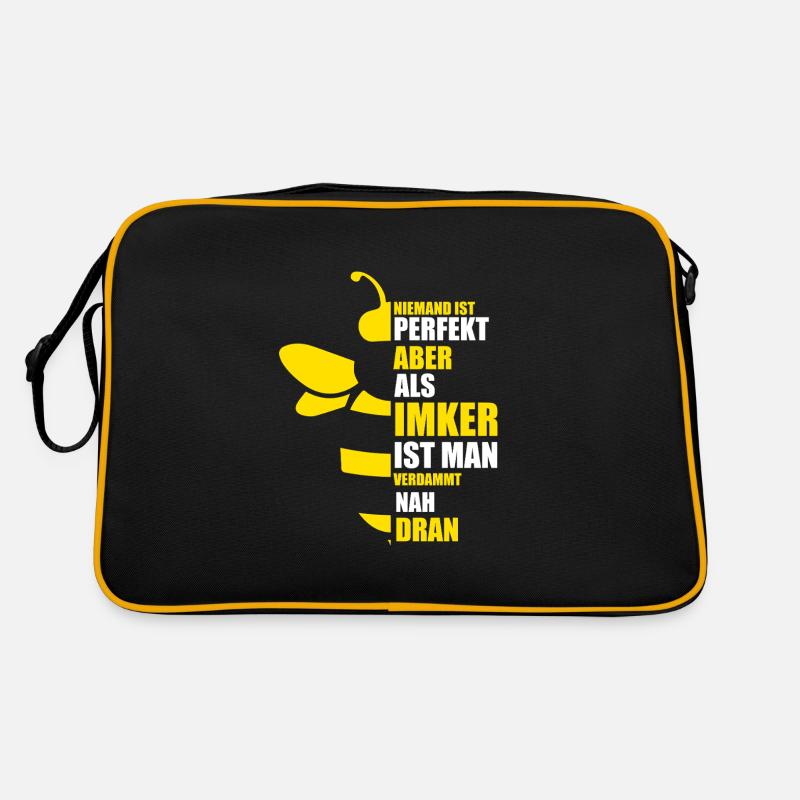 Hobbyimker Imker Bienen Flüsterer Imkern Honig Retro Tasche