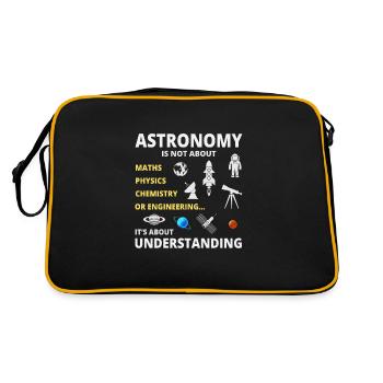 Astronomie - Sac Retro - noir/or - Dos