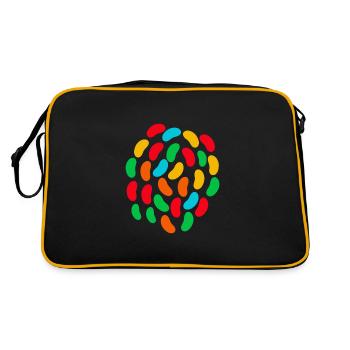 Jelly bean garçon Candy Lover - Sac Retro - noir/or - Dos
