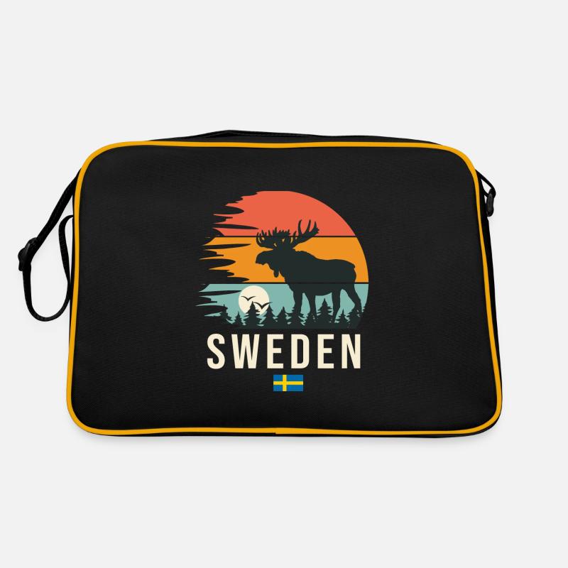 Schweden Schweden Cooles Geschenk Retro Tasche