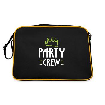 Party Crew - Retro Bag - black/gold - Back