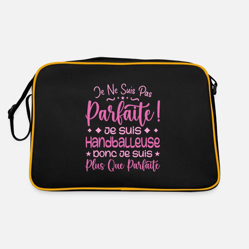 Ein mehr als perfekter Handballer, ein Traumberuf Retro Tasche