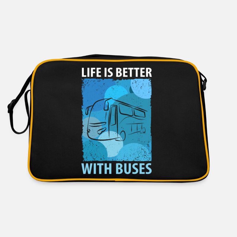 Bus Bus Driver School Bus Bus Bus Driver Retro Bag
